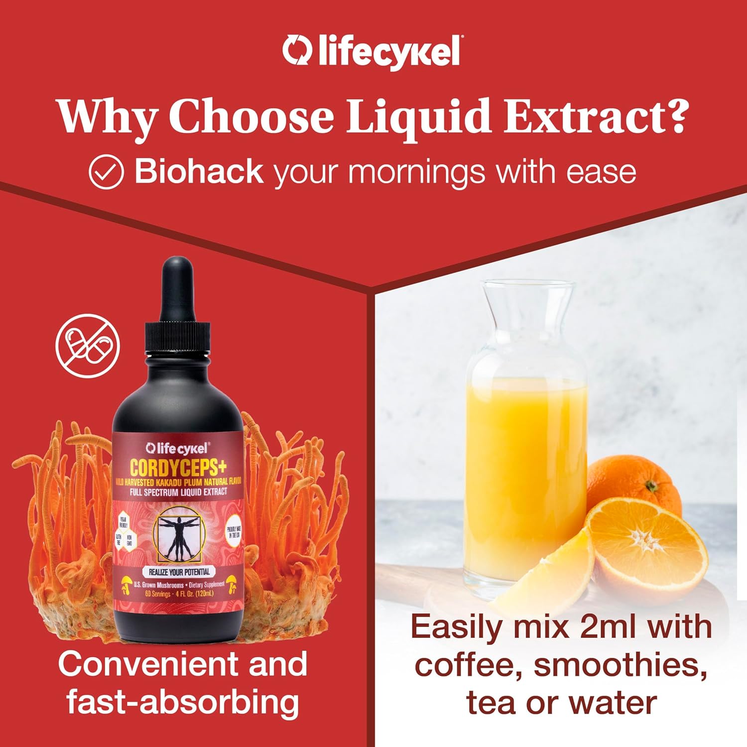 Cordyceps Double Extract 2oz