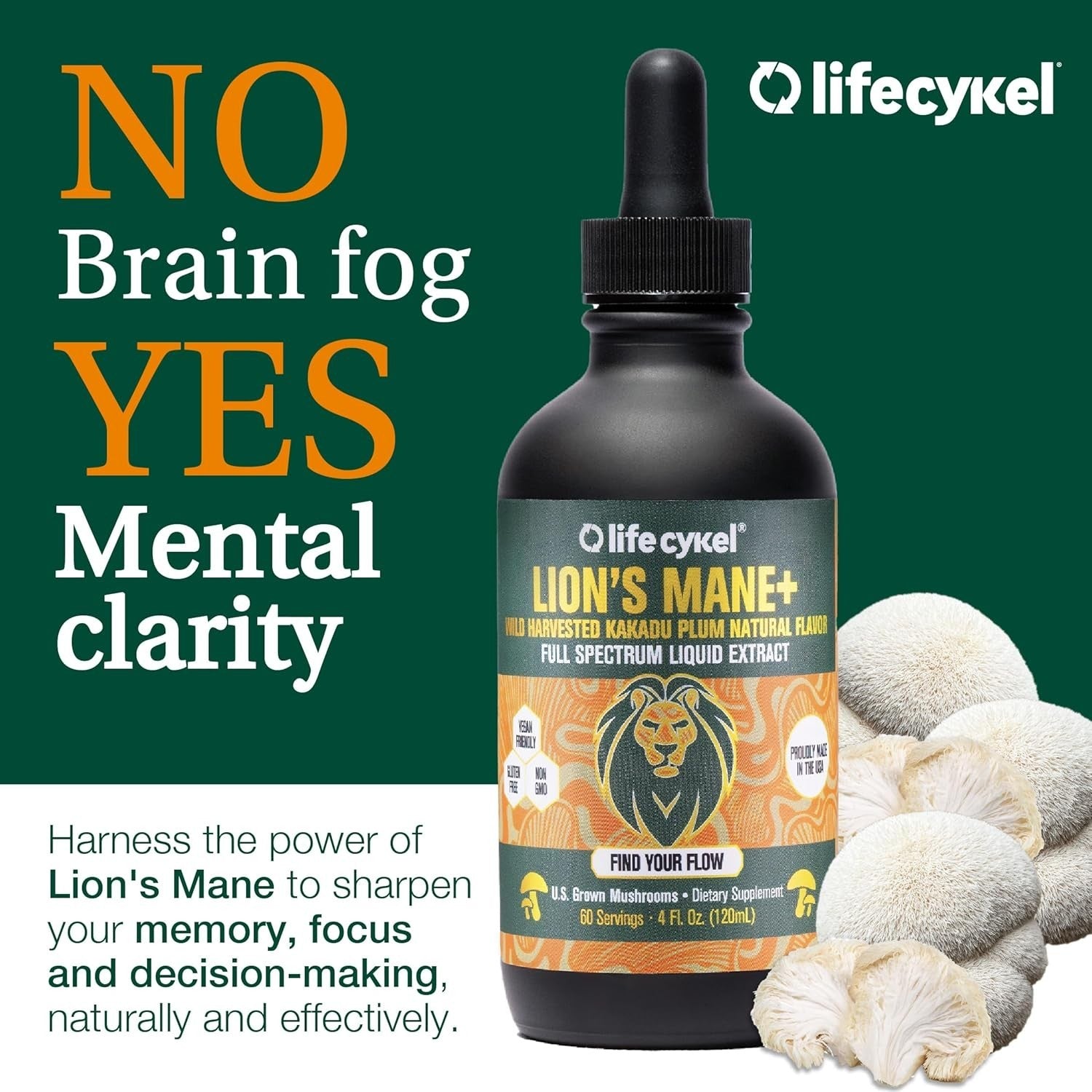 Lion's Mane Double Extract 2oz