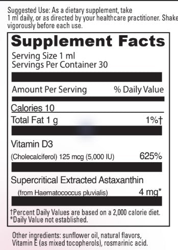 Astaxanthin D3 MAX Liquid