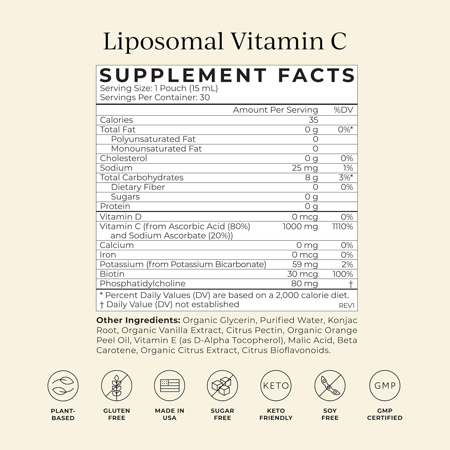 Liposomal Vitamin C