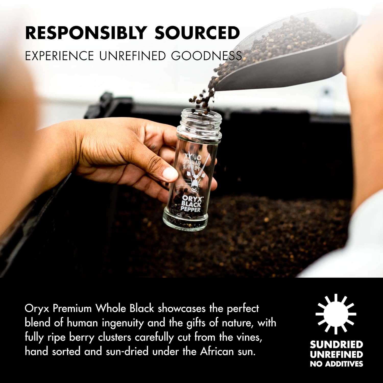 Oryx Black Pepper Grinder