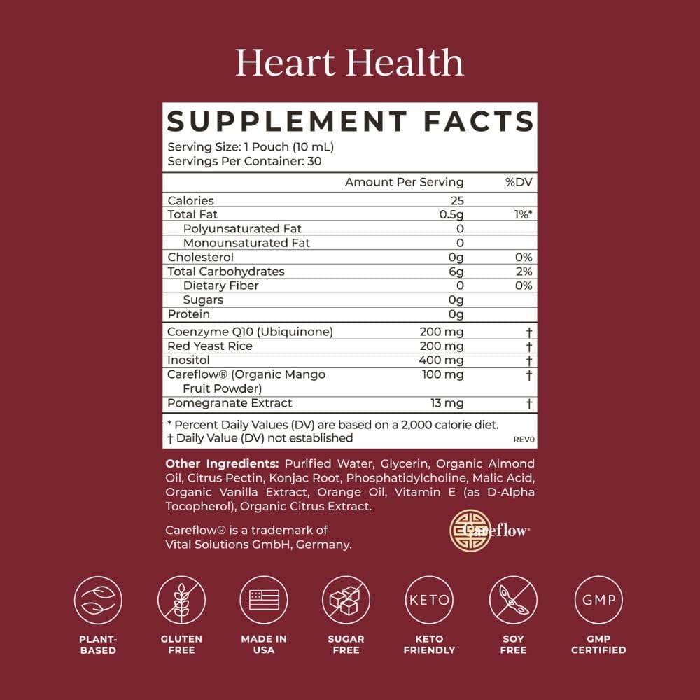 Heart Health - 30 pouches (30ml) - Organic orange flavor