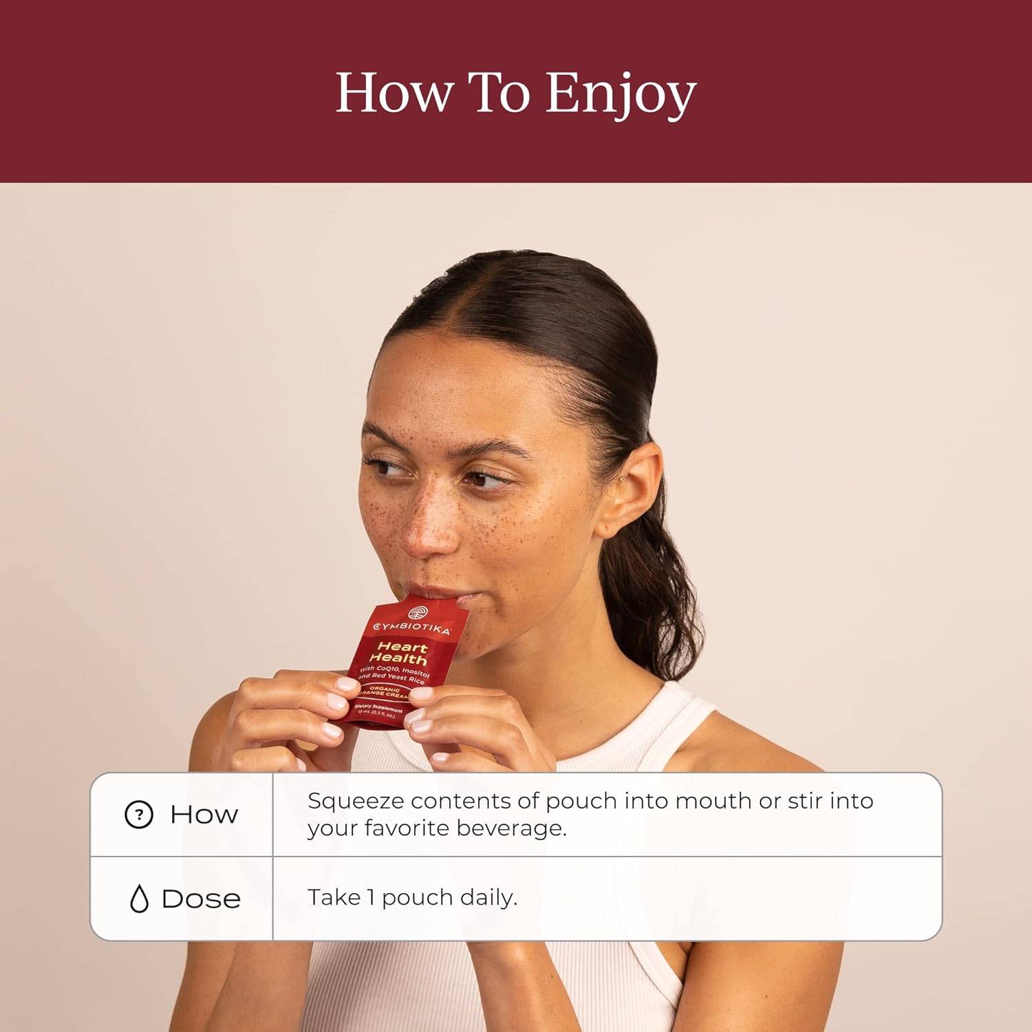 Heart Health - 30 pouches (30ml) - Organic orange flavor