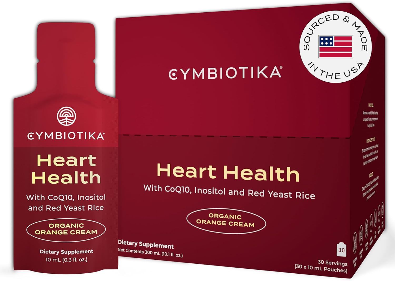 Heart Health - 30 pouches (30ml) - Organic orange flavor