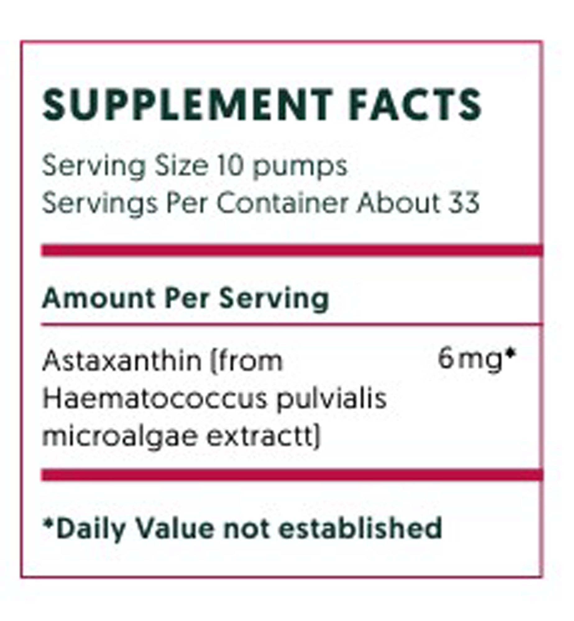 Astaxanthin Liquid