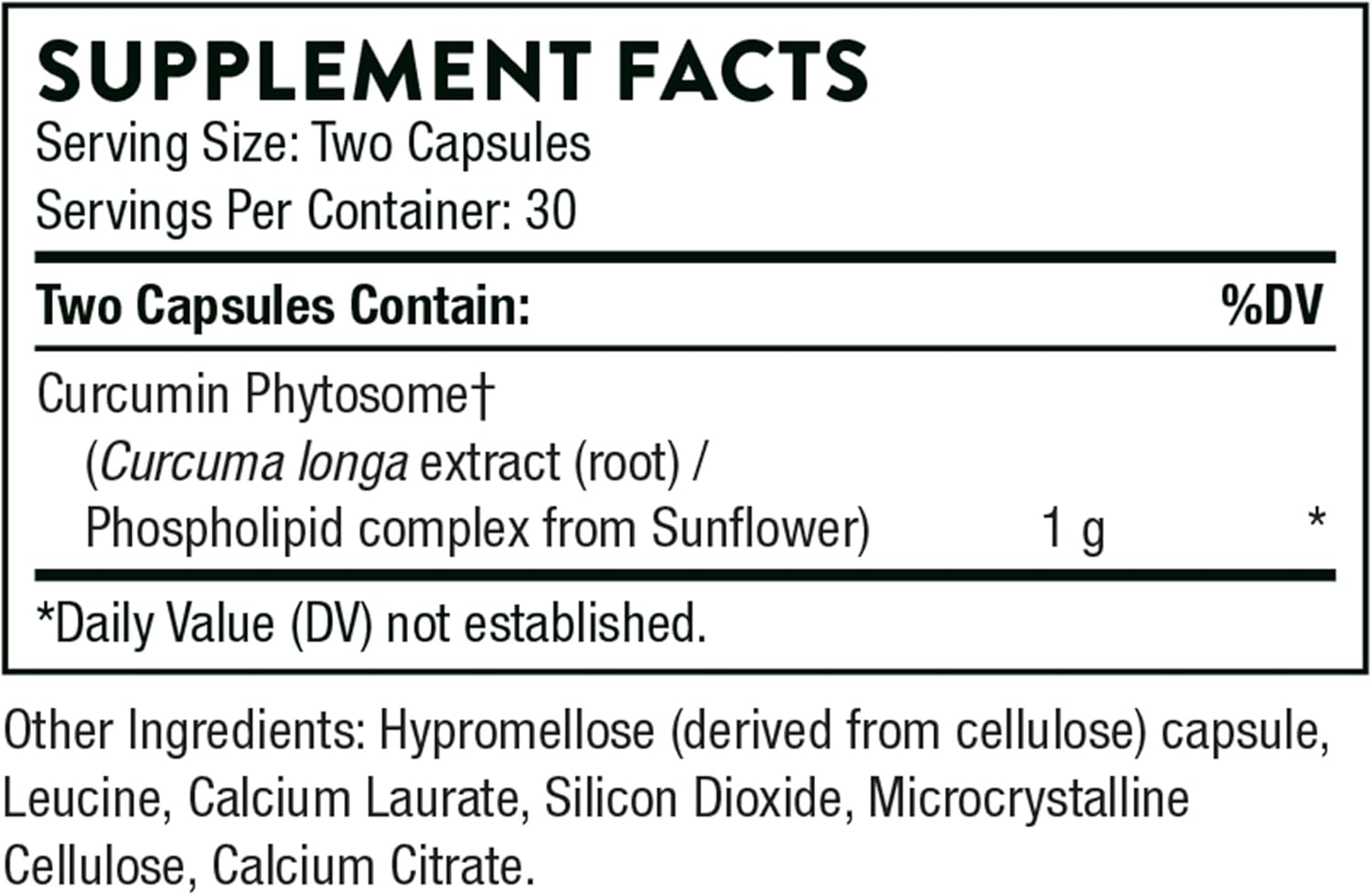 Curcumin Phytosome - 60 Caps