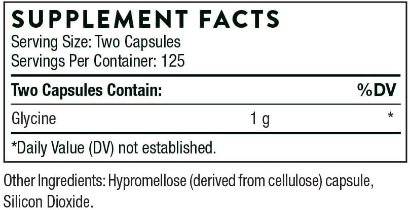 Glycine - 250 Caps