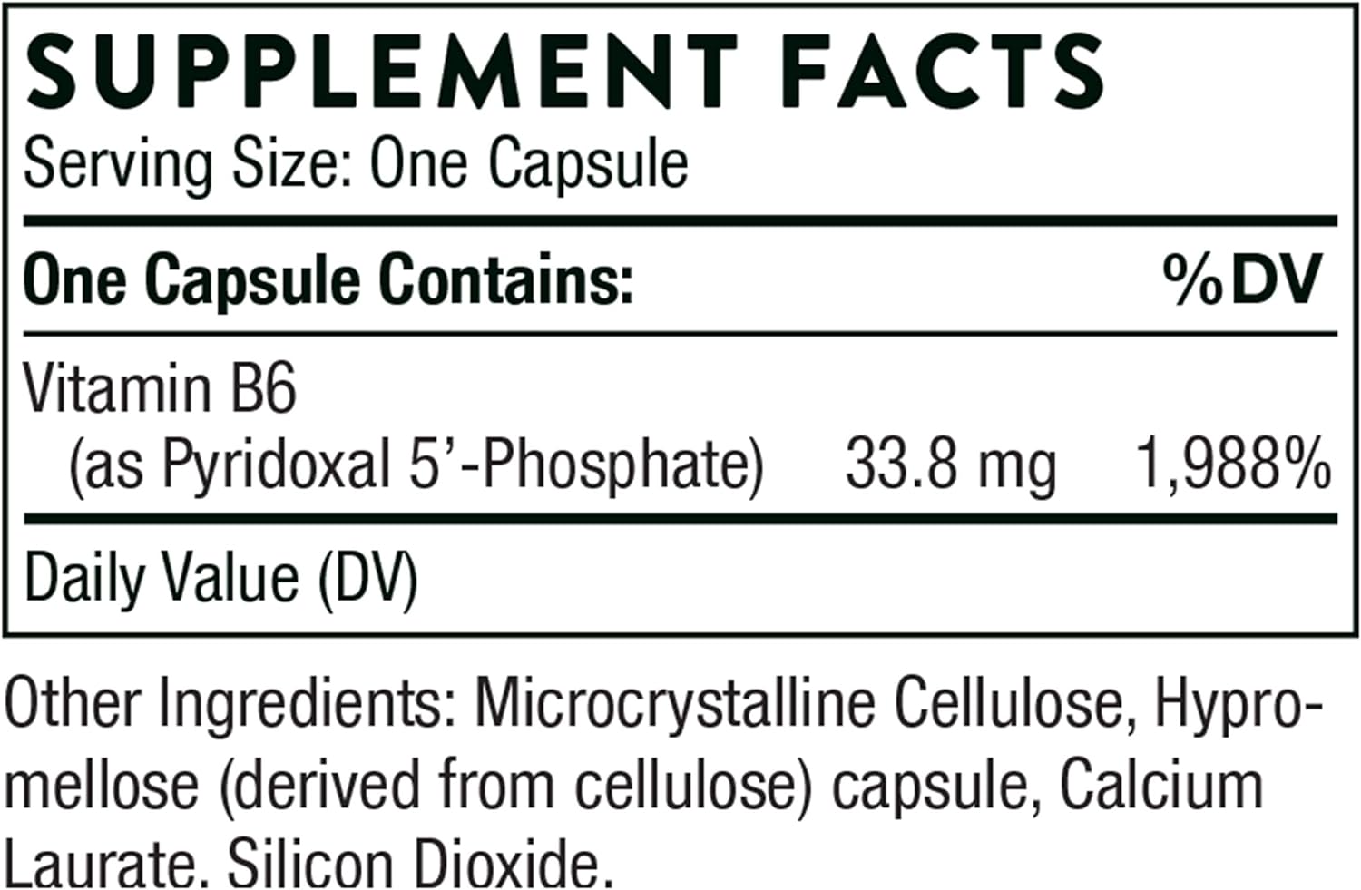 Pyridoxal 5'-Phosphate - 180 Caps