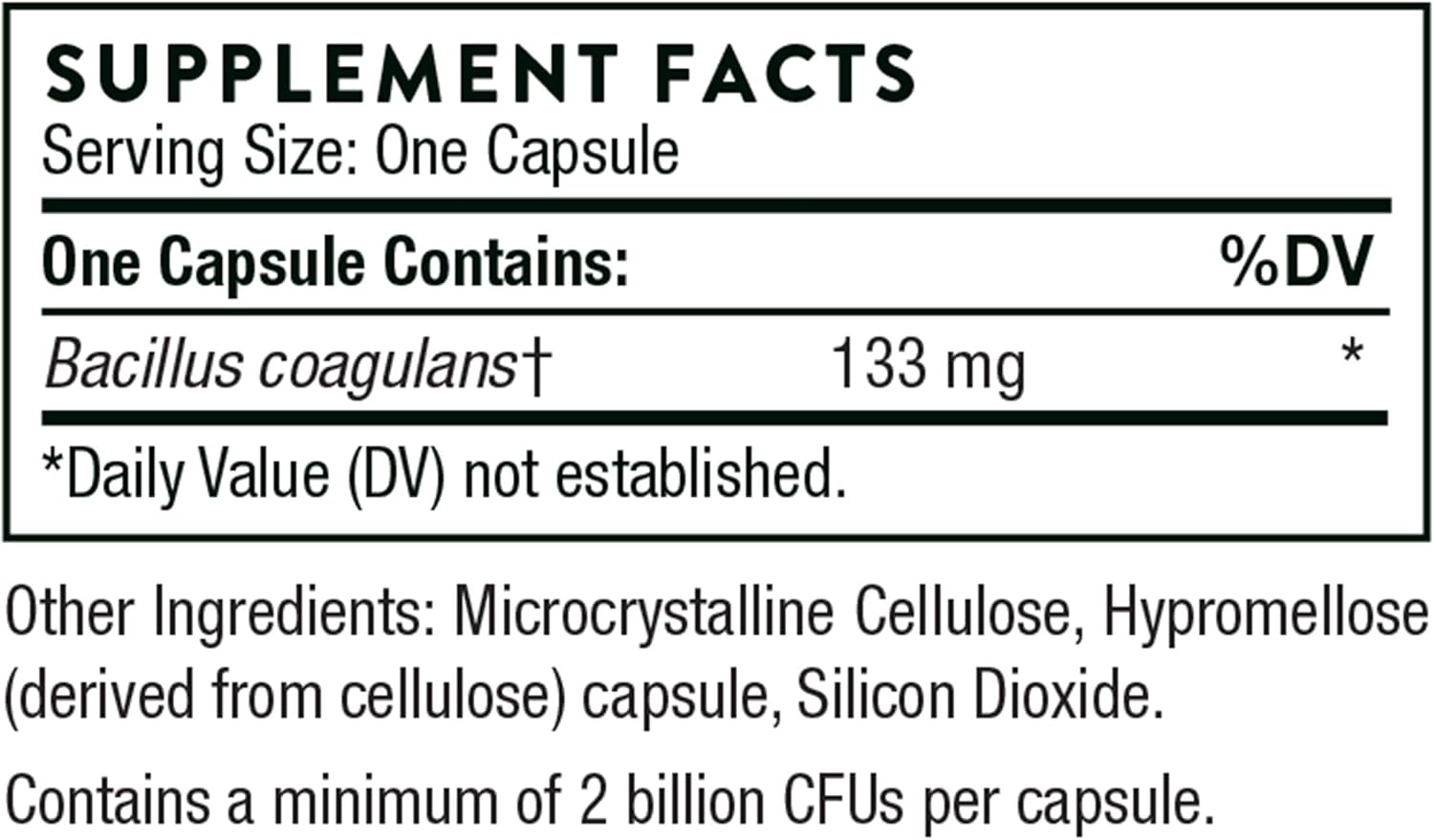 Bacillus Coagulans - 60 Caps
