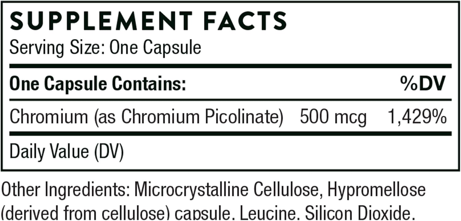 Chromium Picolinate - 60 Caps
