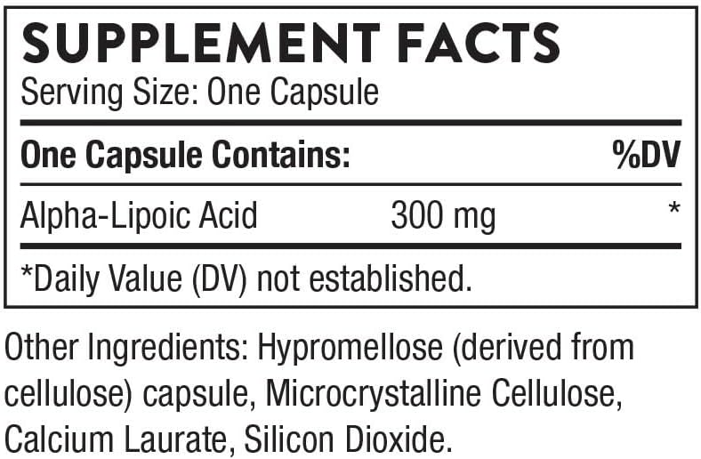 Alpha-Lipoic Acid - 60 Caps