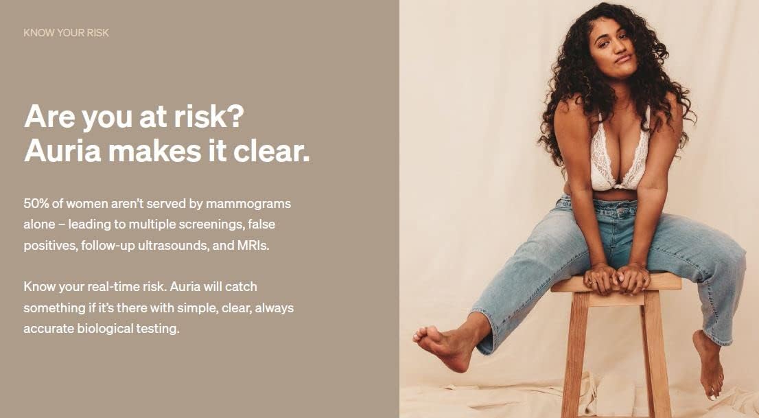 Auria - Biological Breast Cancer Screening Test