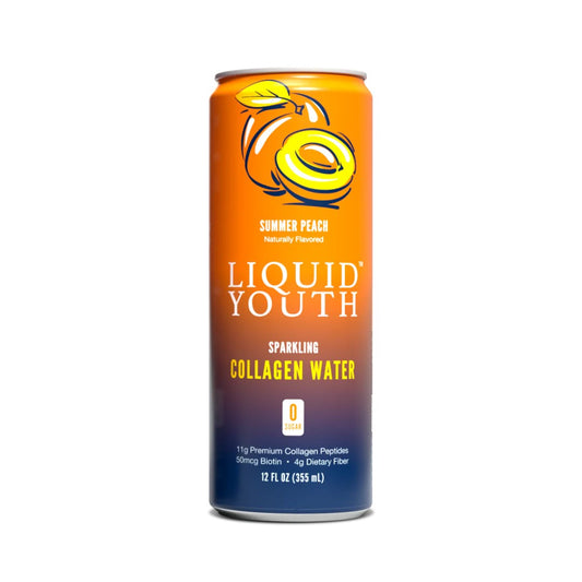 Sparkling Collagen Water - Summer Peach flavor