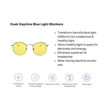 Dusk Daytime Blue Light Blockers