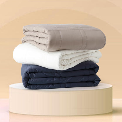 Baloo Throw 12lbs Pebble White