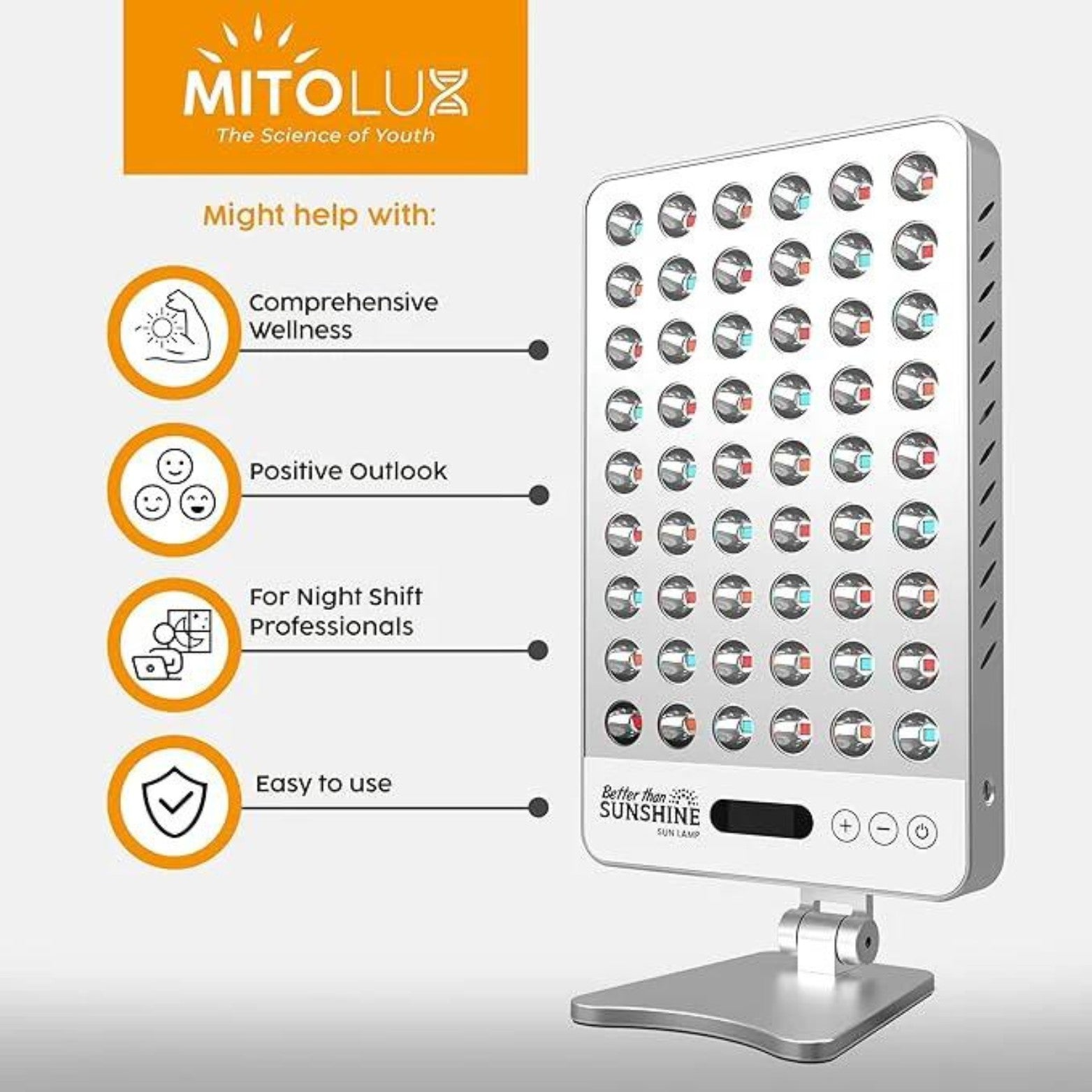 MitoluxLite 1.0 - UVB, Red and Near-Infrared Lamp