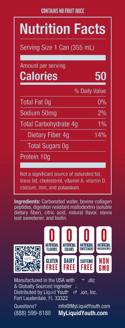 Sparkling Collagen Water - Italian Blood Orange flavor