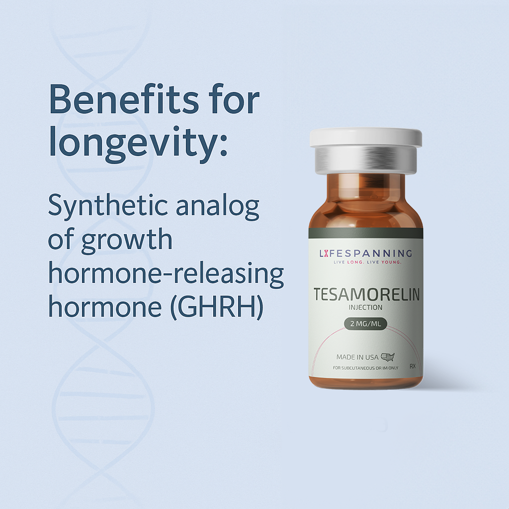 Tesamorelin Peptide 2mg/mL (5mL) - 10mg total