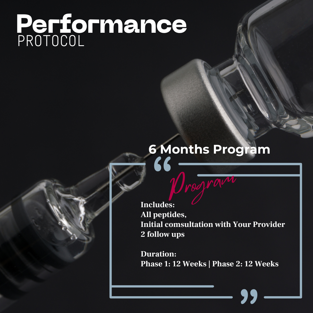 Performance Optimized Peptide Therapy 6 Months  Program
