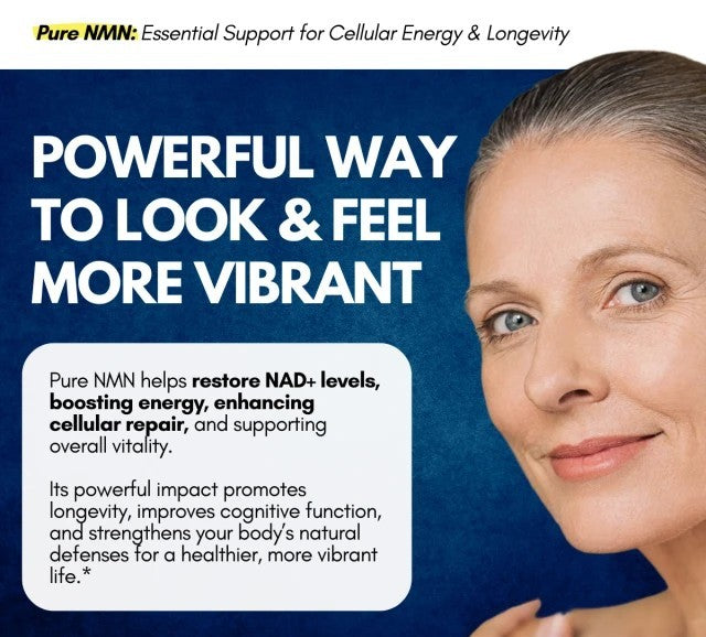 Pure NMN  500mg, 60 capsules