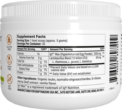 Microbiome Breakthrough Vanilla Flavor