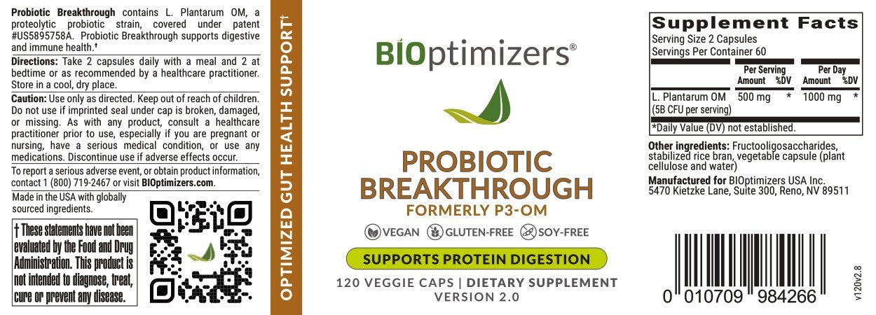 Probiotic Breakthrough (formerly P3-OM) - 120ct