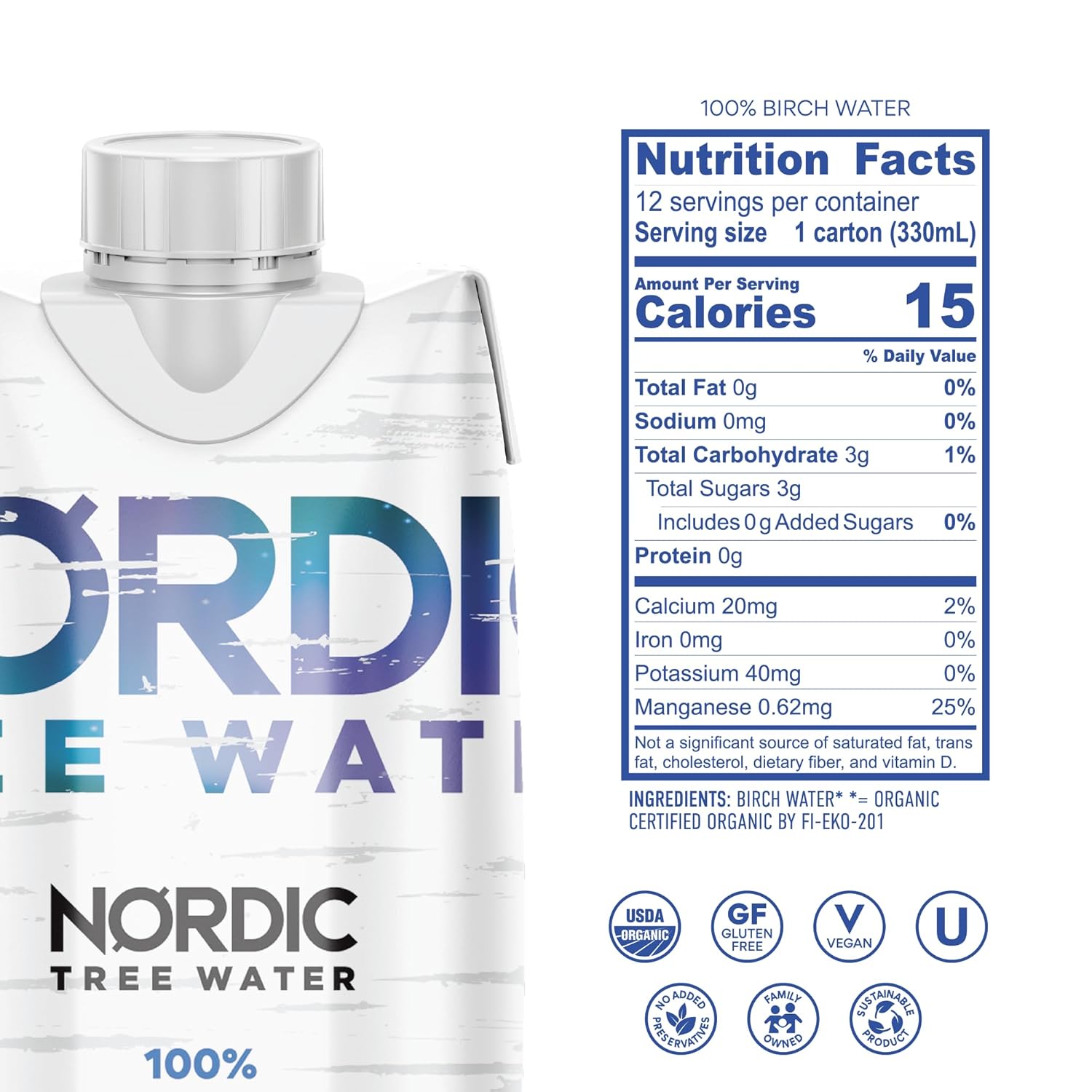 Nordic Tree Water Natural