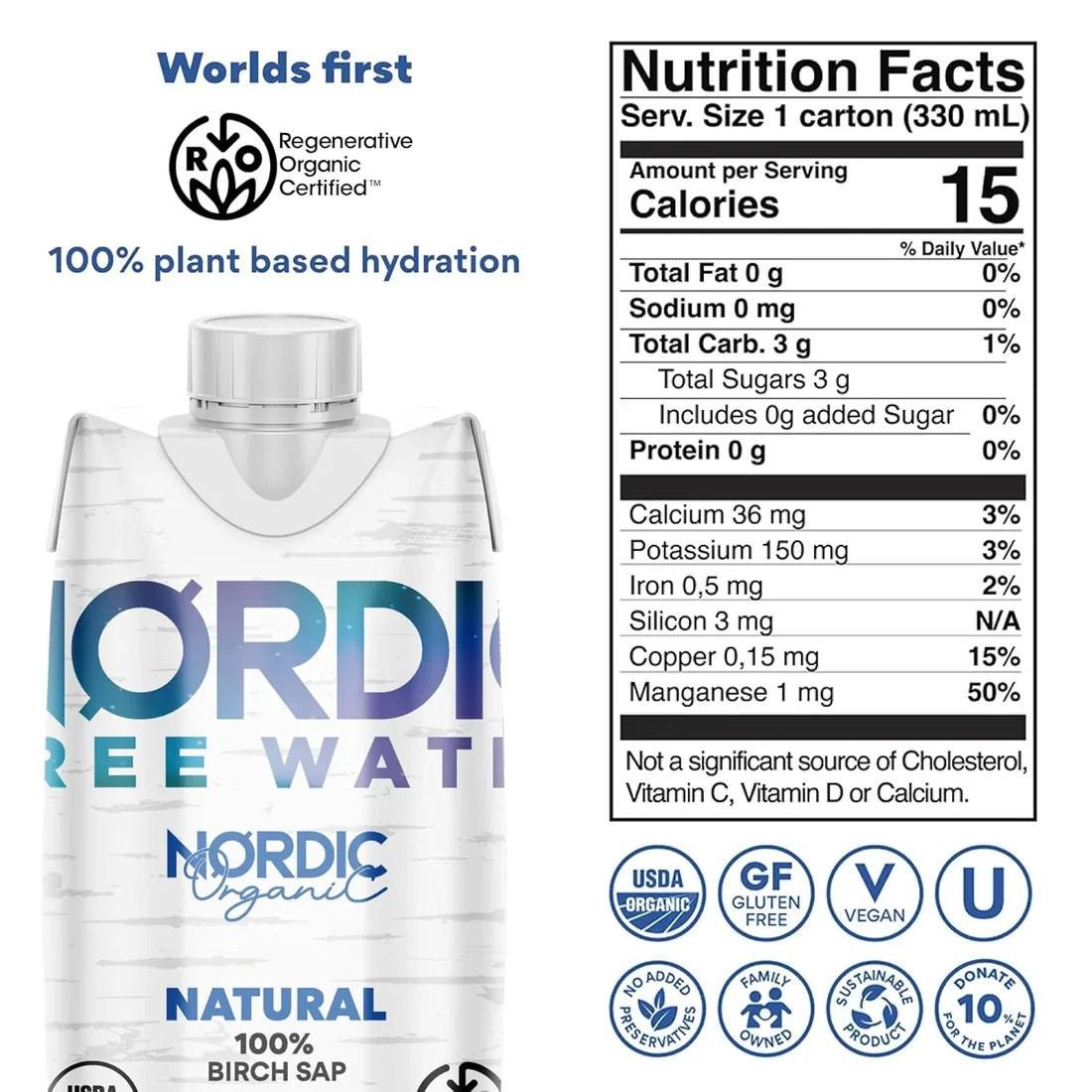Nordic Tree Water Natural