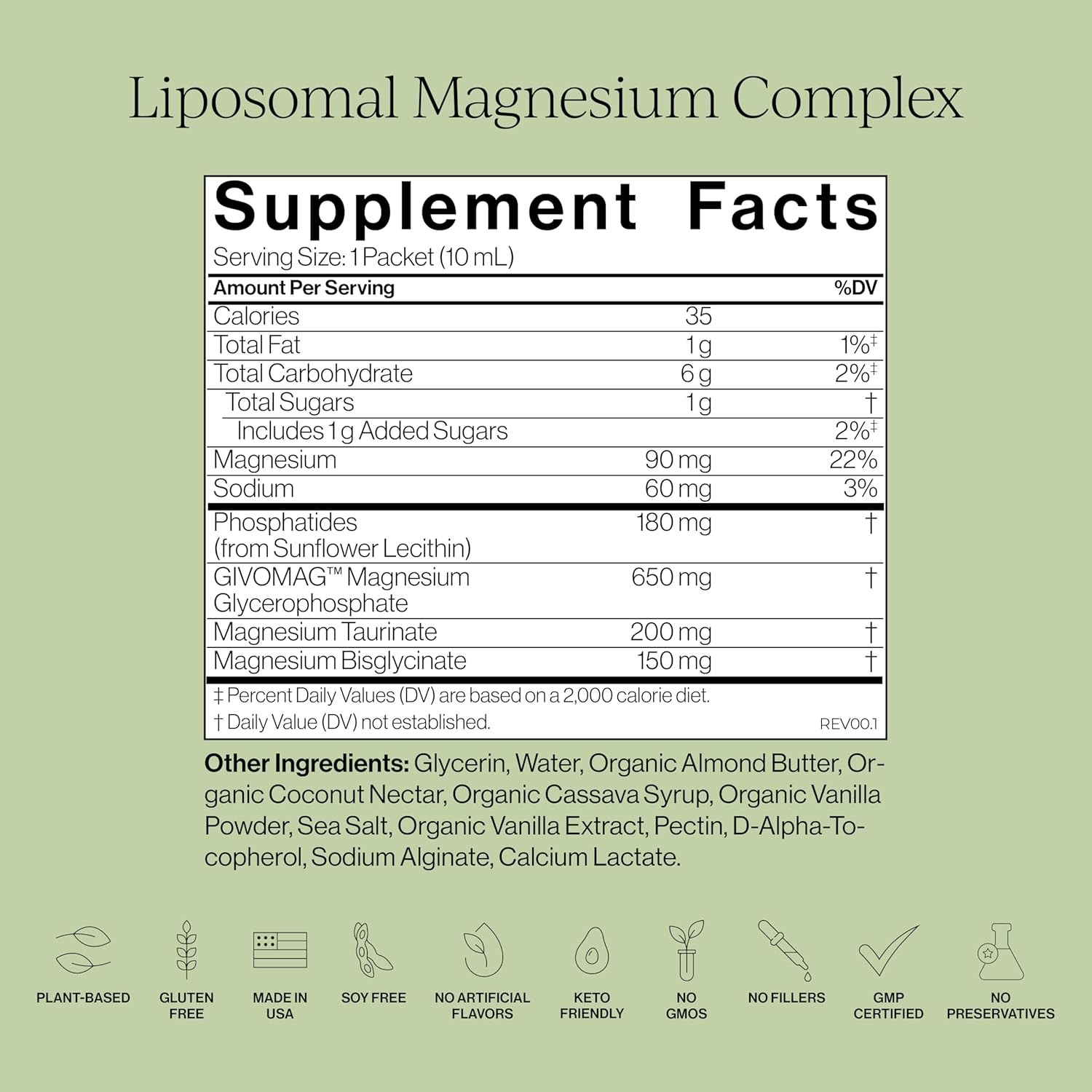 Liposomal Magnesium Complex - 28 Packets
