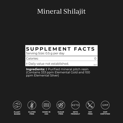 Mineral Shilajit