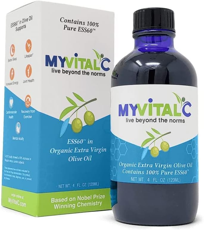 ESS60 in Olive Oil Extra Virgin Organic, 120 ml bottle