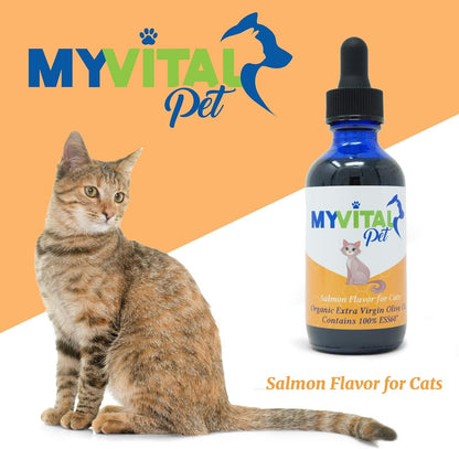 ESS60 in Organic Extra Virgin Olive Oil with Salmon Flavor for cats
