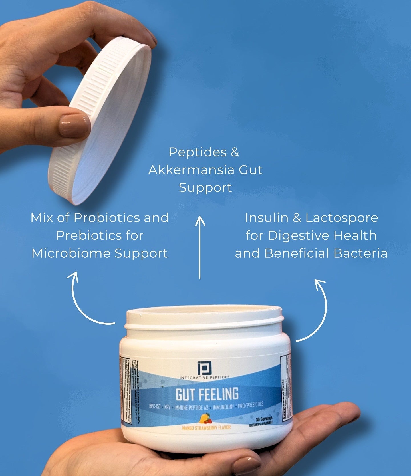 Gut Feeling - Mango Strawberry Flavor - 30 servings