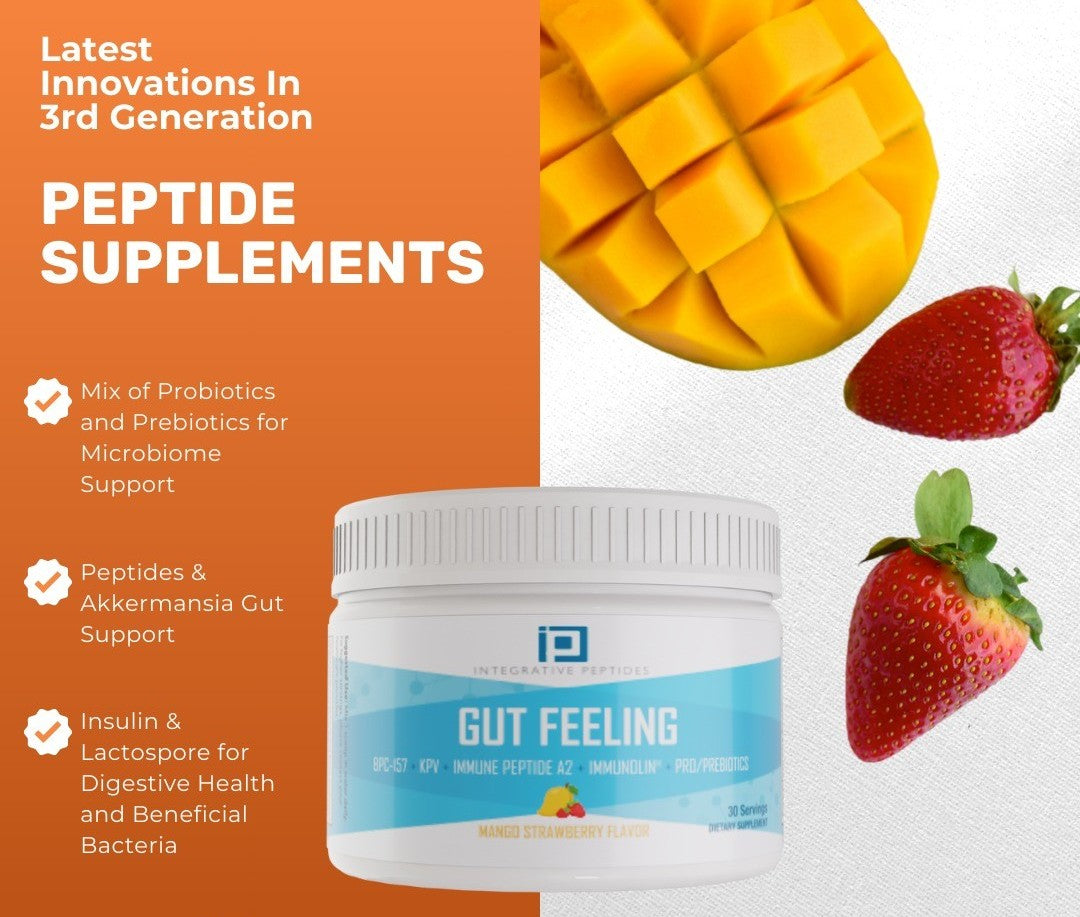 Gut Feeling - Mango Strawberry Flavor - 30 servings