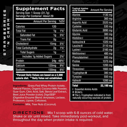 Isolate - Strawberries 'N cream flavor
