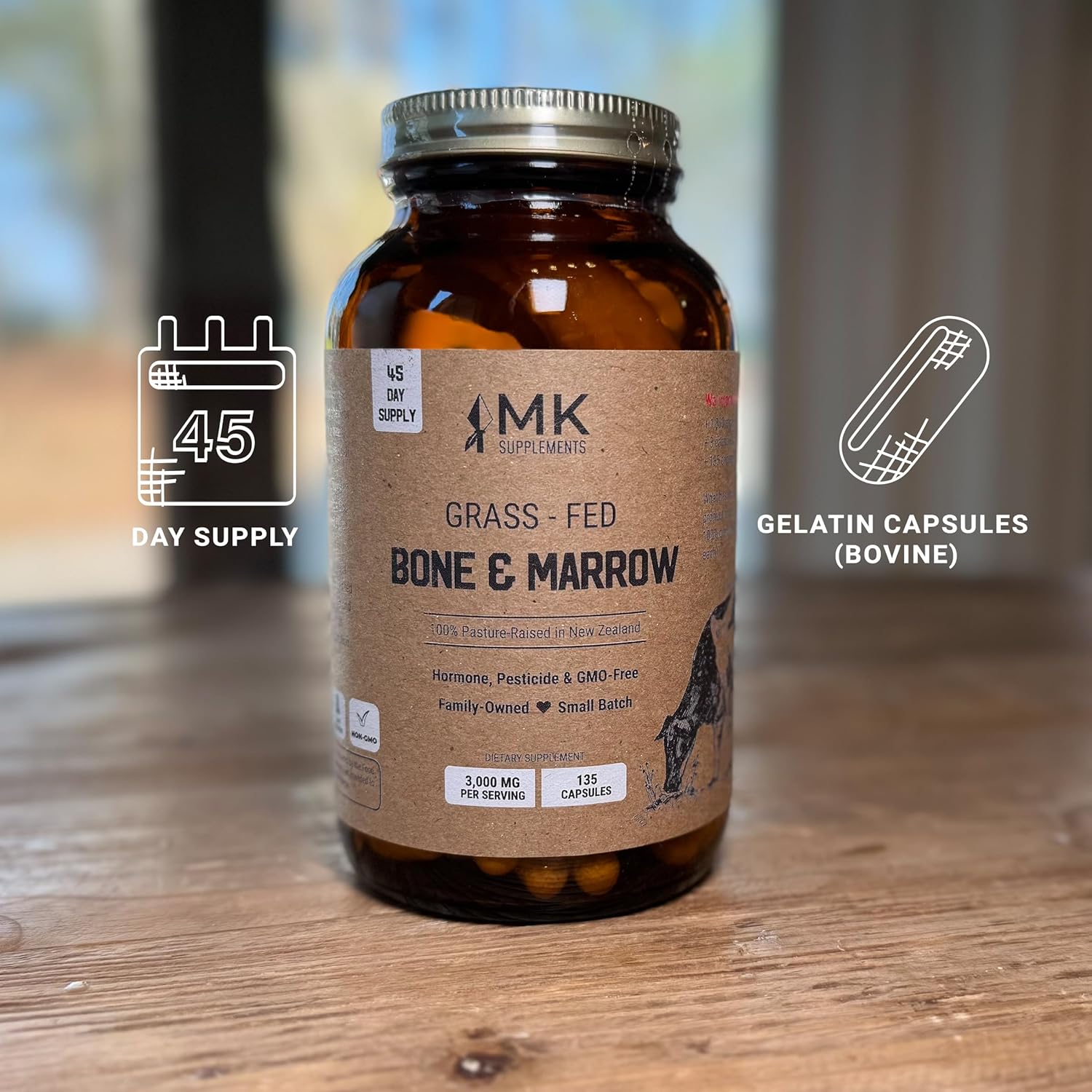 Grass-Fed Beef Bone & Marrow