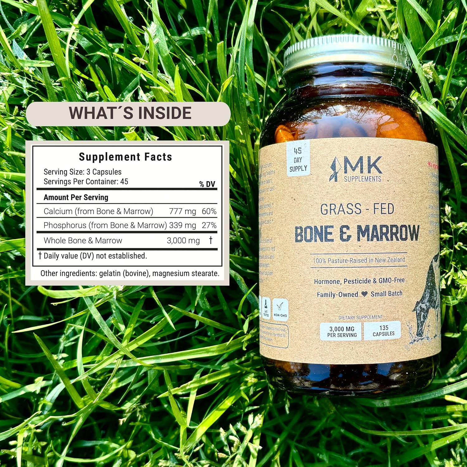 Grass-Fed Beef Bone & Marrow
