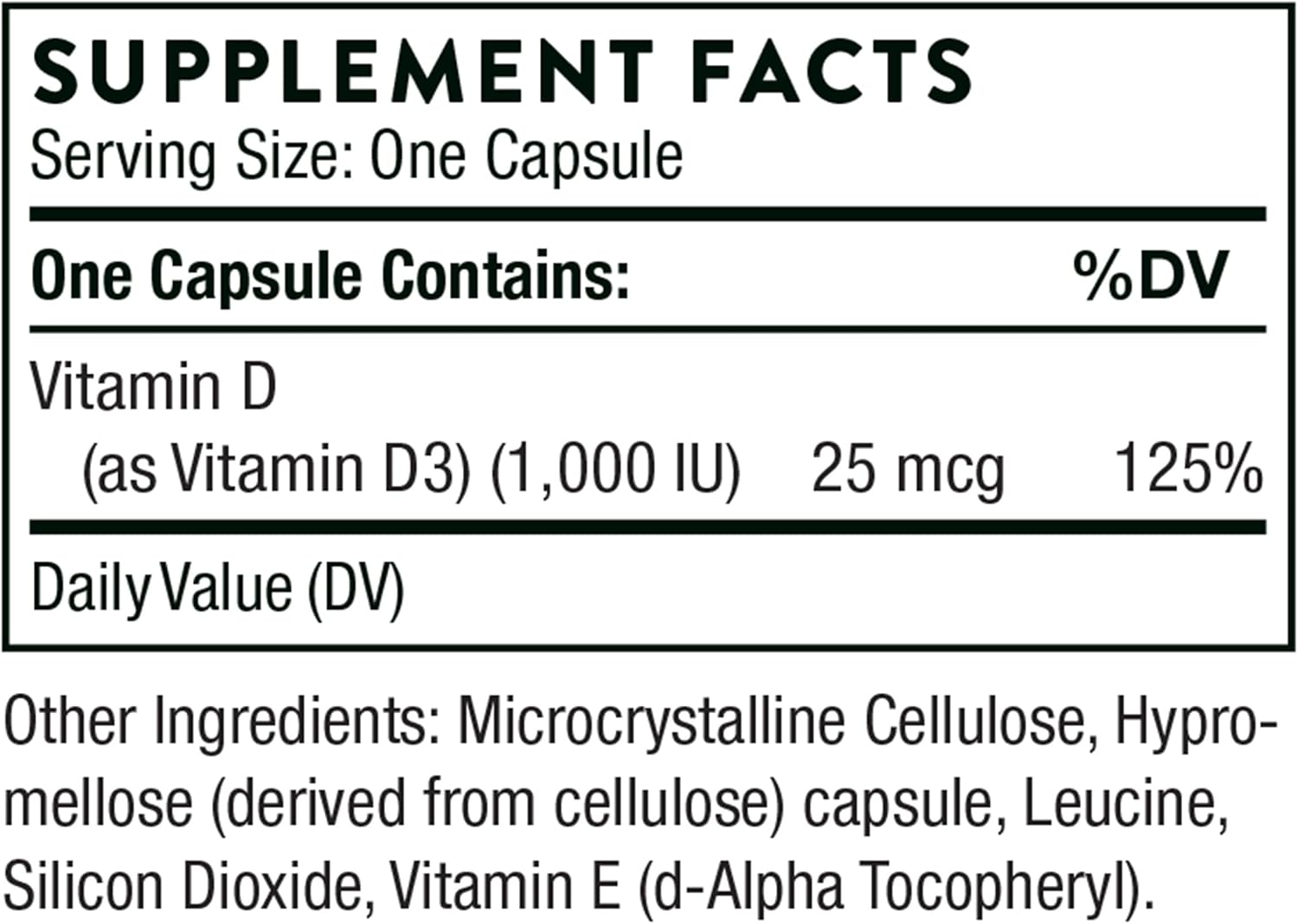 Vitamin D-1,000 - 90 Caps