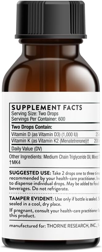 Vitamin D + K2 Liquid - 30 ml