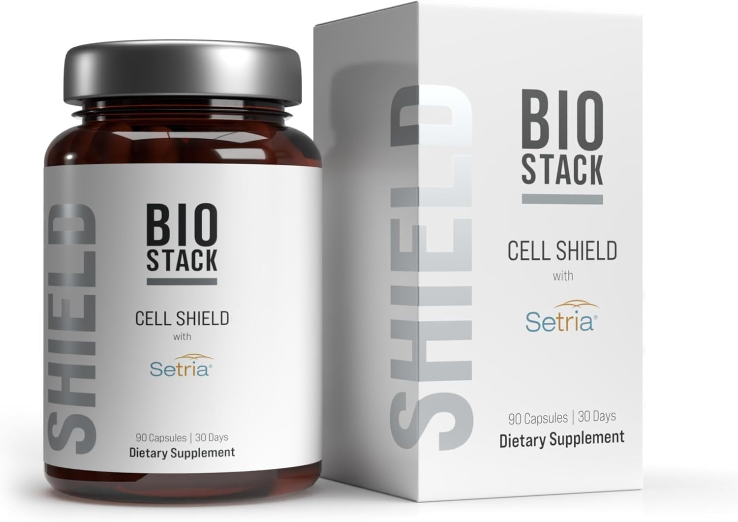 BioStack Labs Cell Shield - Glutathione Supplement - 90 Capsules ...