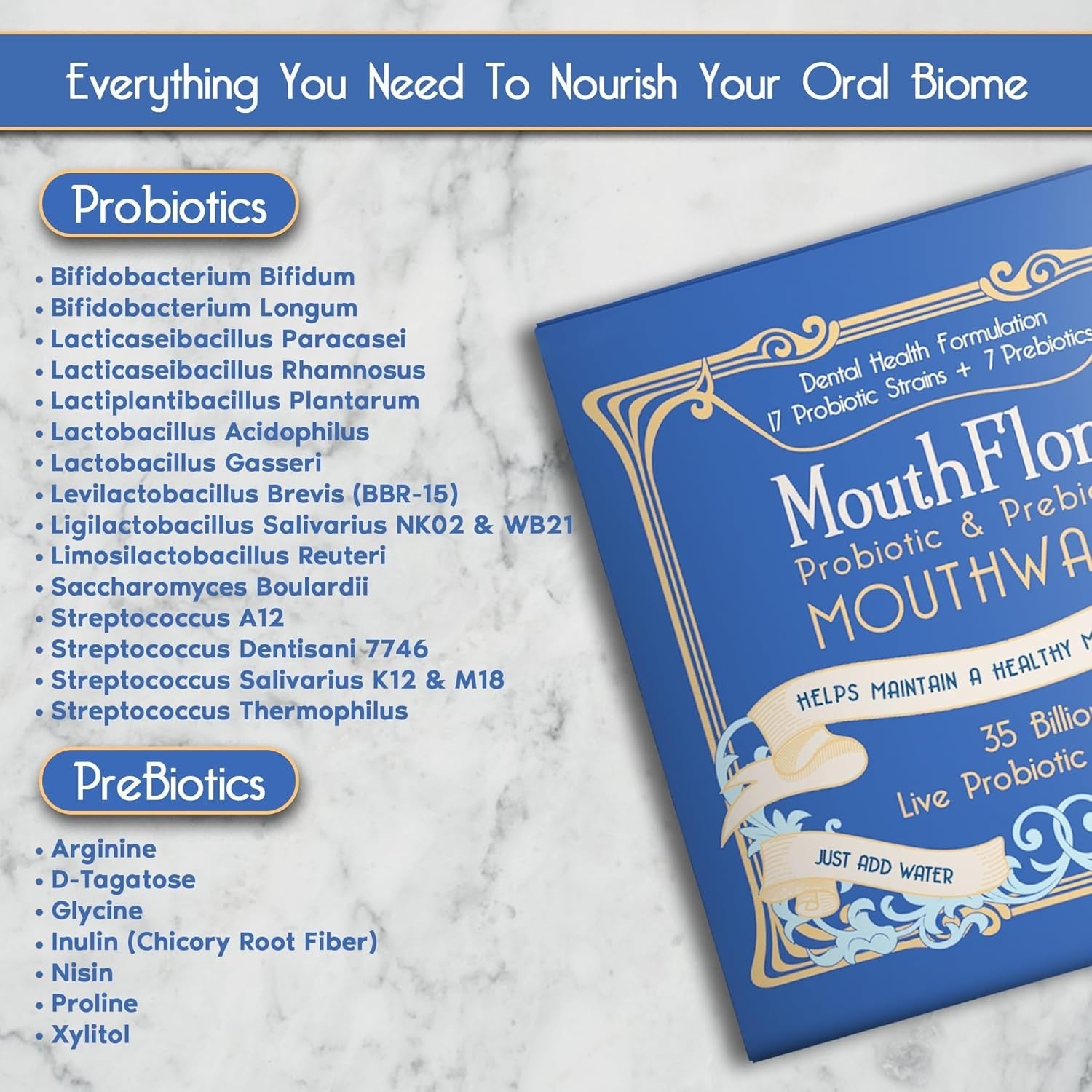 MouthFlora - 60 Powder Stick Packs
