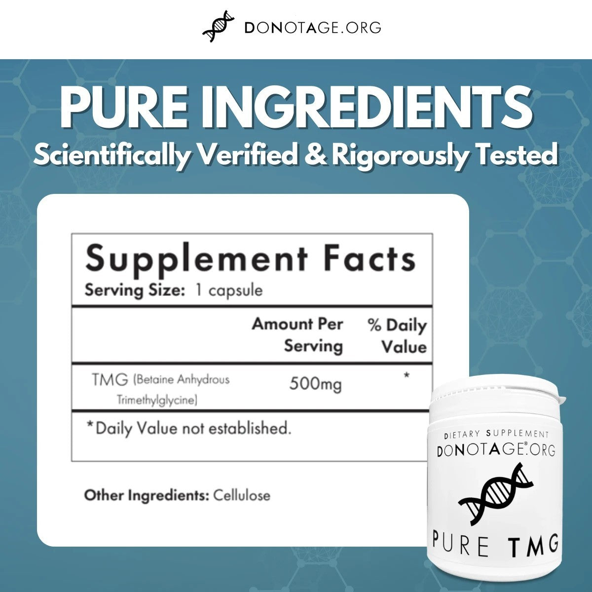 Pure TMG - 60 Capsules