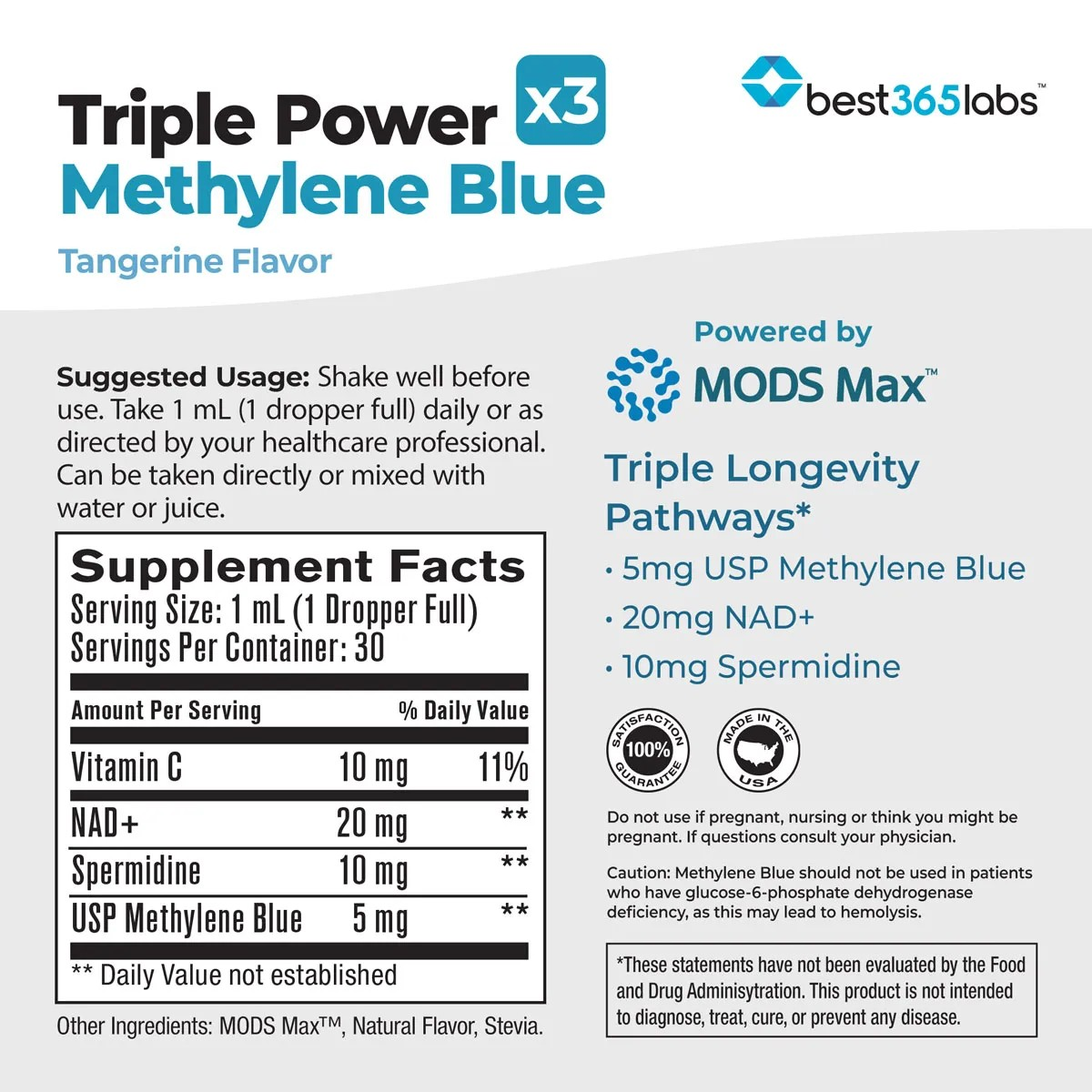 Triple Power Methylene Blue - 30 ml