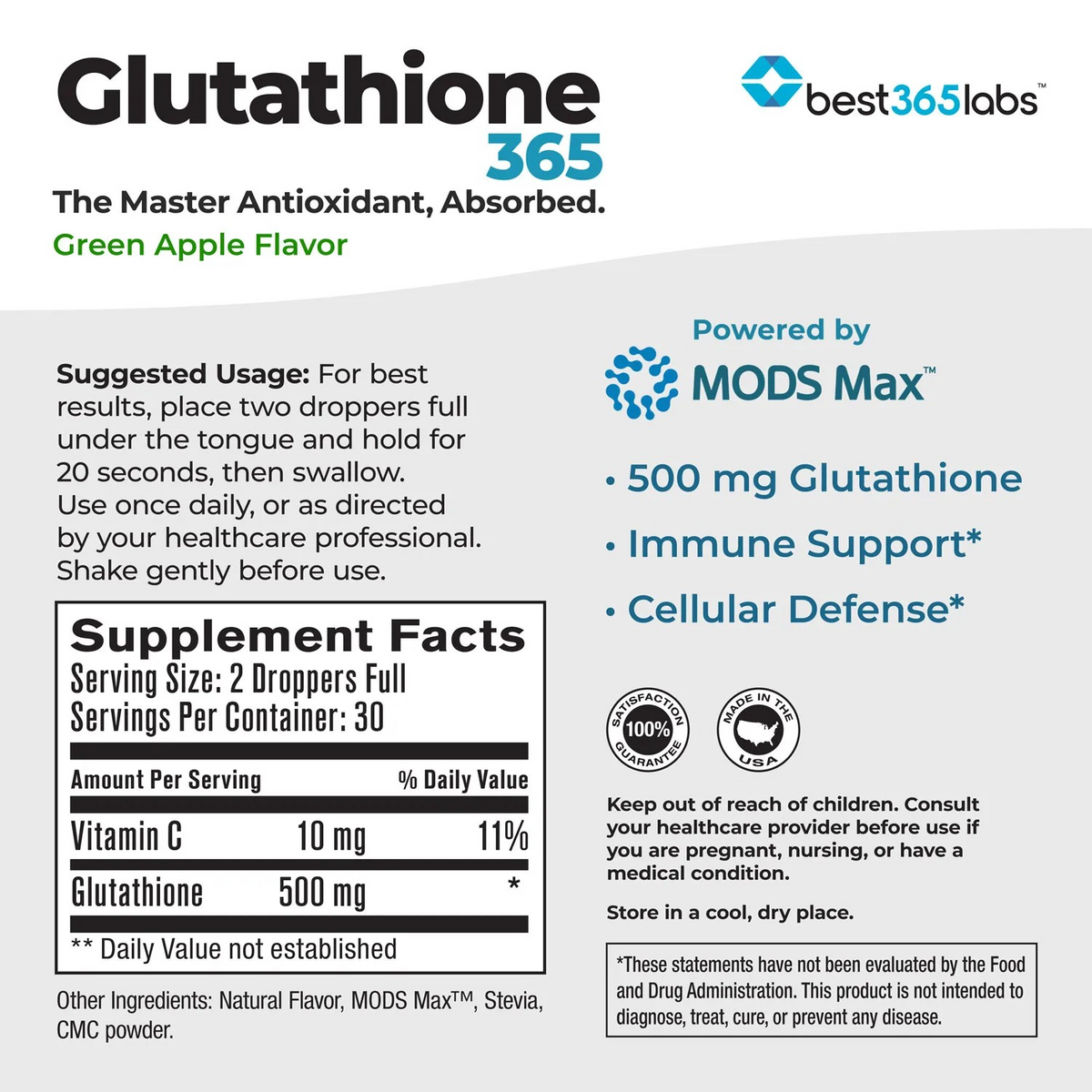 Glutathione 365 - 60 ml