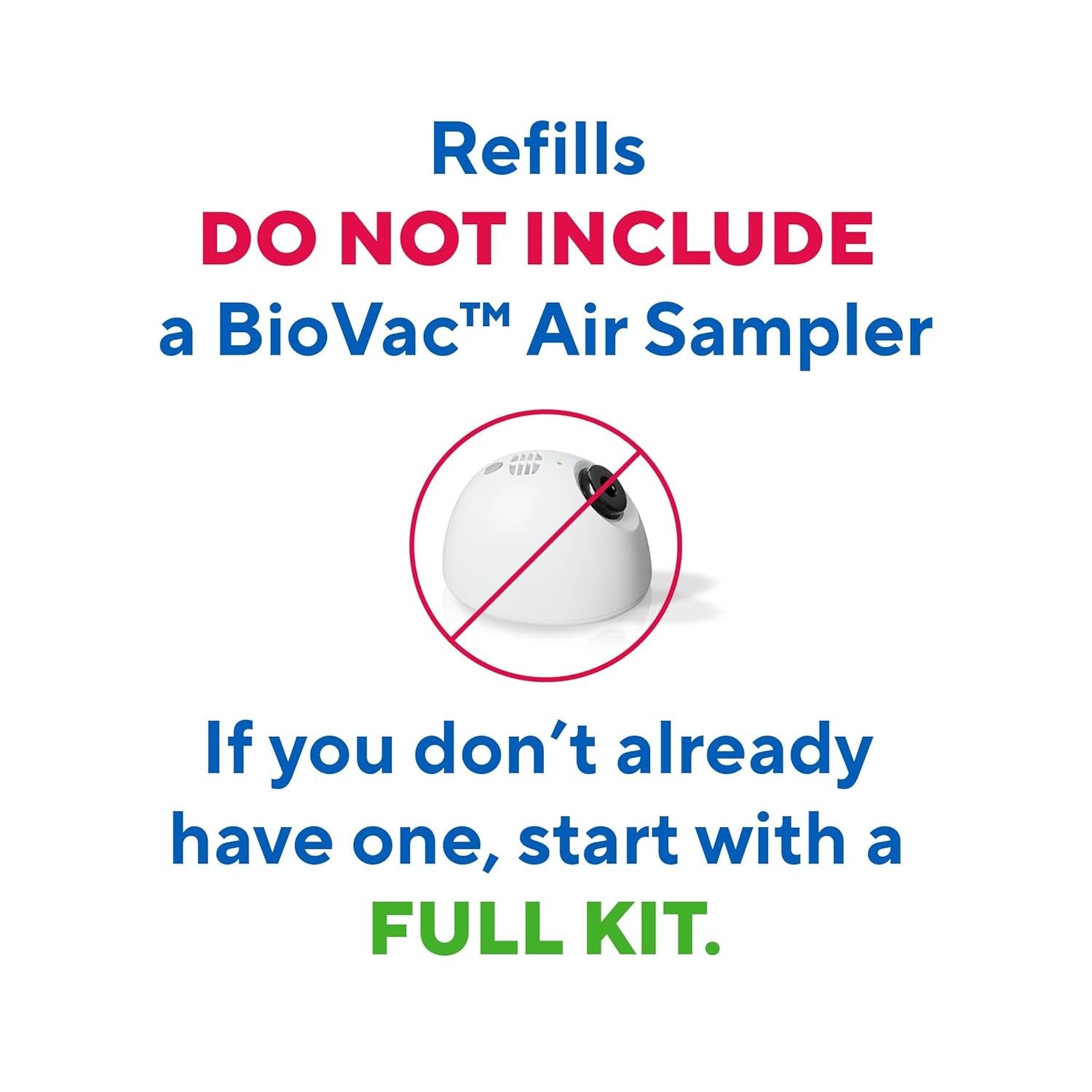 At-Home Mold Test Kit in Air, Refill Kit