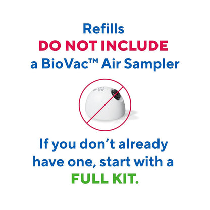 At-Home Mold Test Kit in Air, Refill Kit, 1 Room