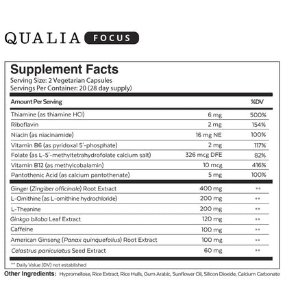 Qualia Focus 30ct