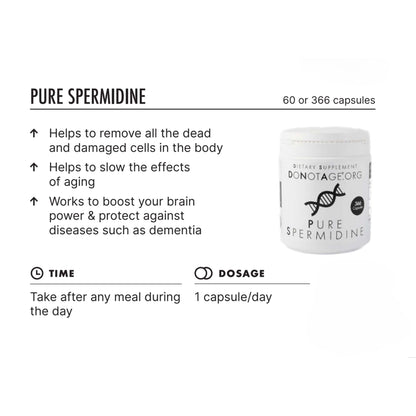 Pure Spermidine 8mg